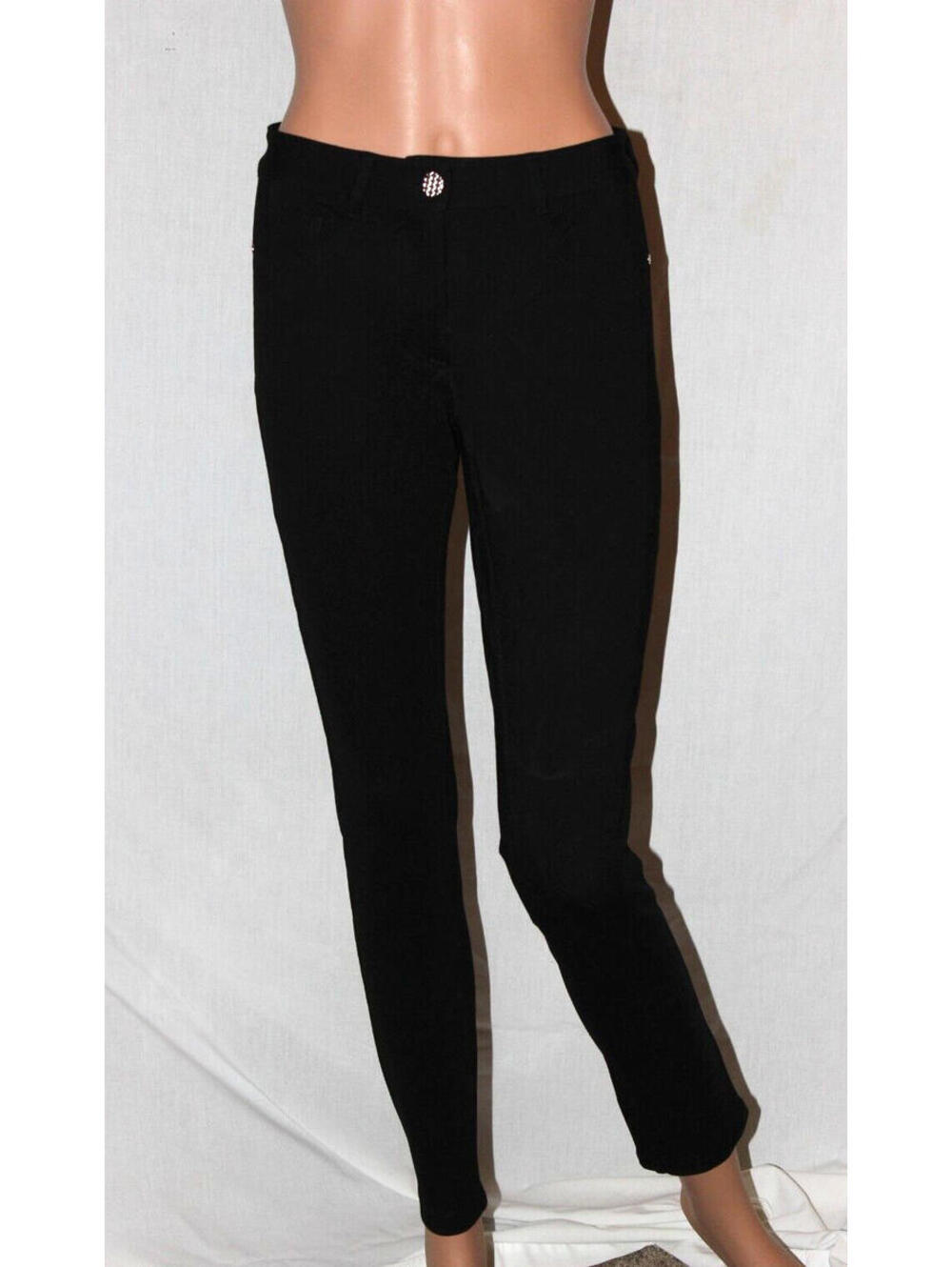NEW MOVETES WOMENS SIZE 2 BLACK ELIZA FULL LENGTH GOLF PANT TOP QUALITY